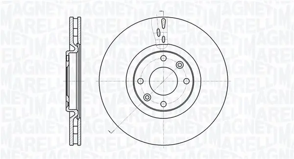 спирачен диск MAGNETI MARELLI     