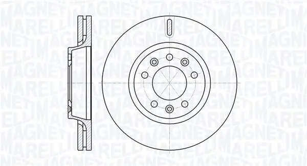 Спирачен диск MAGNETI MARELLI