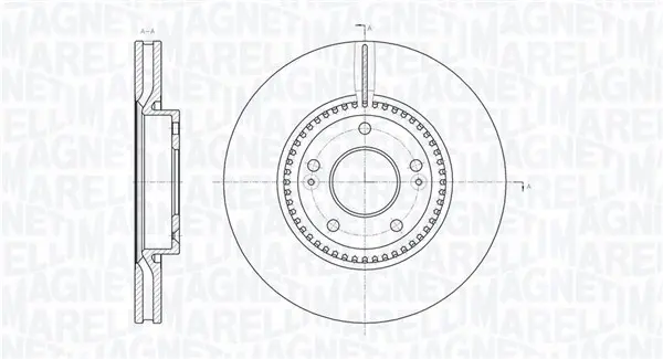 спирачен диск MAGNETI MARELLI     