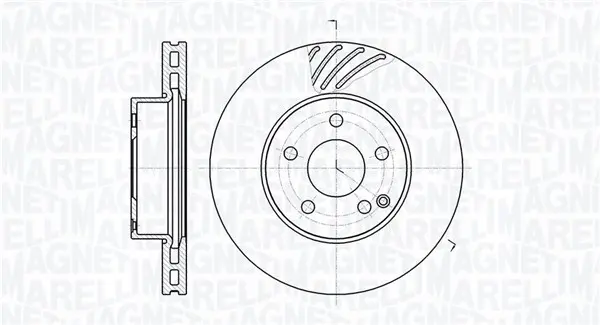 спирачен диск MAGNETI MARELLI     