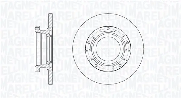 Спирачен диск MAGNETI MARELLI