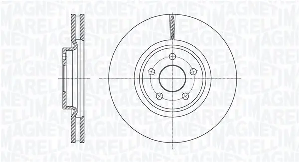 Спирачен диск MAGNETI MARELLI