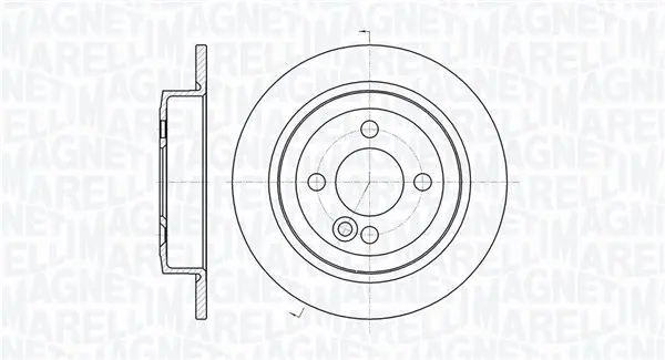 спирачен диск MAGNETI MARELLI     