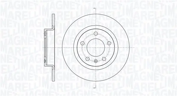 спирачен диск MAGNETI MARELLI     