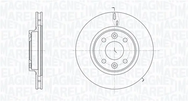 спирачен диск MAGNETI MARELLI     