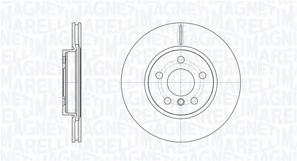 спирачен диск MAGNETI MARELLI     