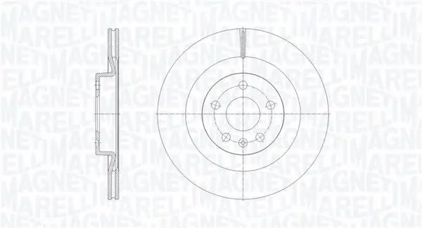 спирачен диск MAGNETI MARELLI     