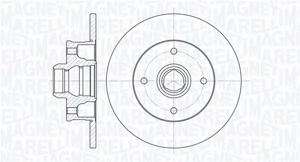 спирачен диск MAGNETI MARELLI     