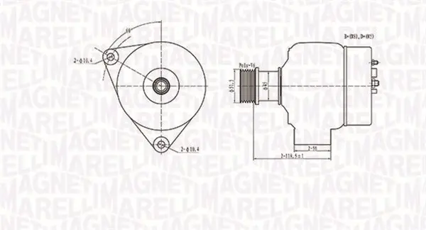Генератор MAGNETI MARELLI
