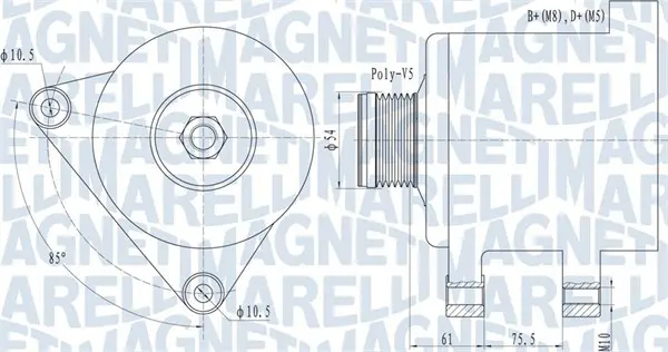 генератор MAGNETI MARELLI     