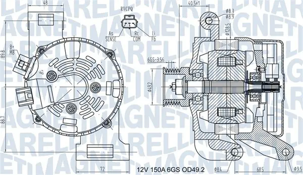 генератор MAGNETI MARELLI     