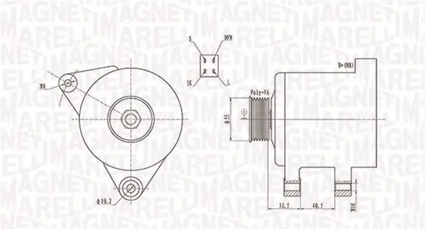 генератор MAGNETI MARELLI     