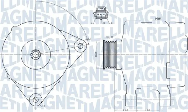 генератор MAGNETI MARELLI     