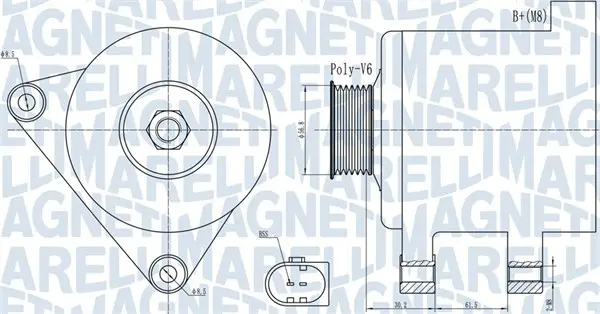 генератор MAGNETI MARELLI     