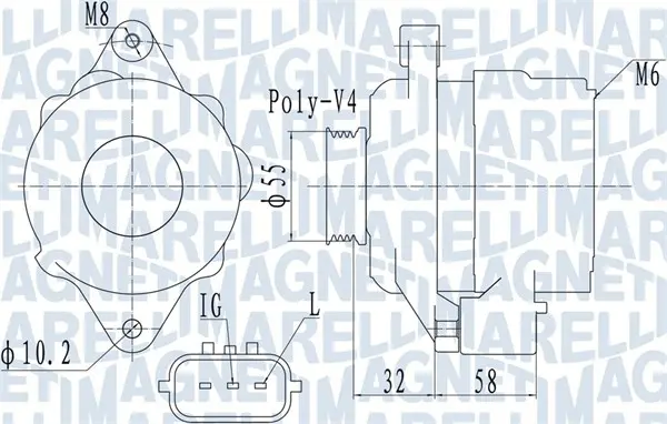 генератор MAGNETI MARELLI     