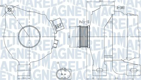 генератор MAGNETI MARELLI     