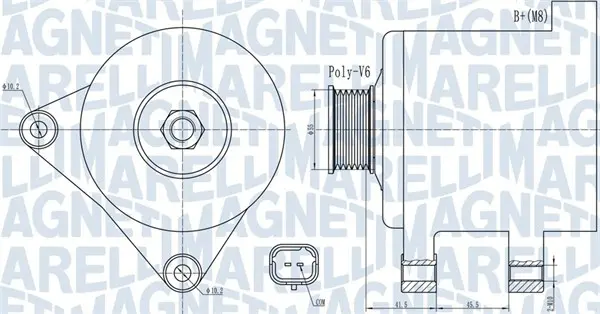 генератор MAGNETI MARELLI     