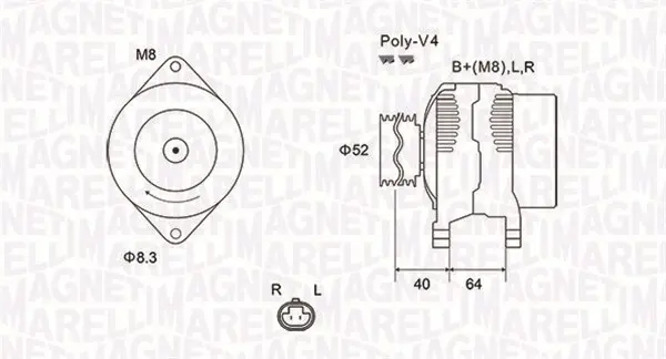 генератор MAGNETI MARELLI     