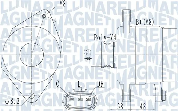 генератор MAGNETI MARELLI     