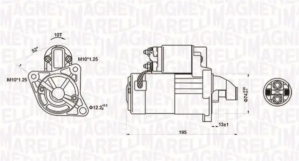 стартер MAGNETI MARELLI     