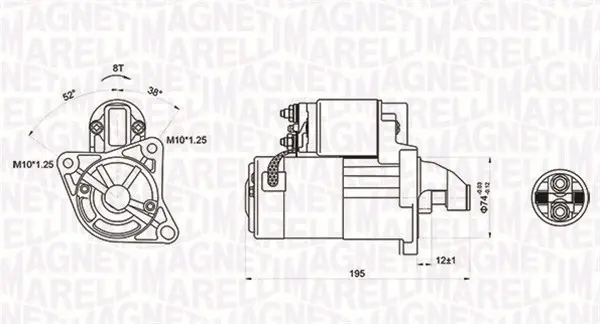 стартер MAGNETI MARELLI     