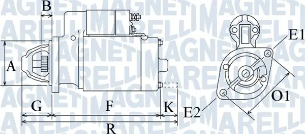 стартер MAGNETI MARELLI     