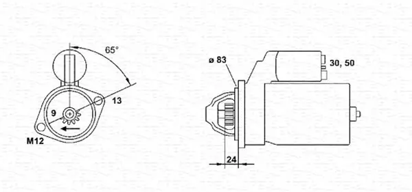 стартер MAGNETI MARELLI     
