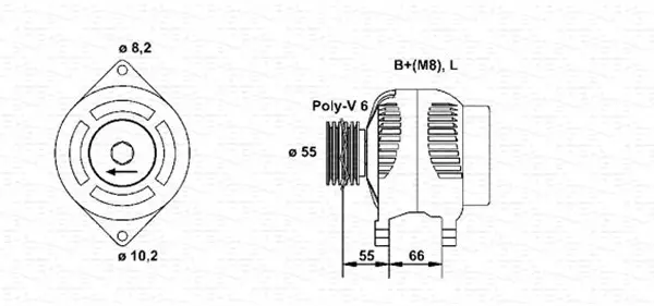 генератор MAGNETI MARELLI     