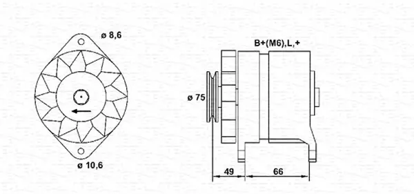 генератор MAGNETI MARELLI     