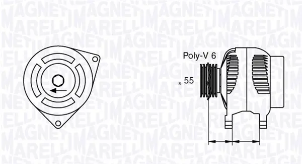 генератор MAGNETI MARELLI     