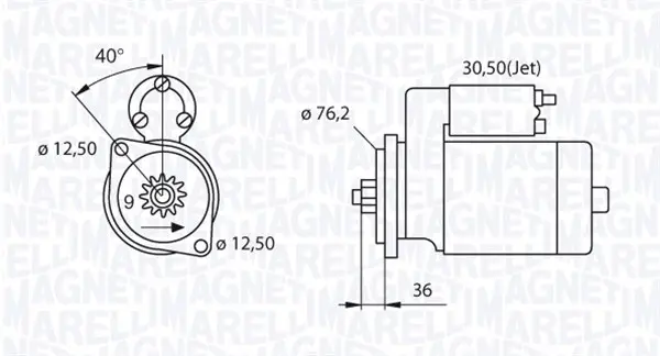 стартер MAGNETI MARELLI     