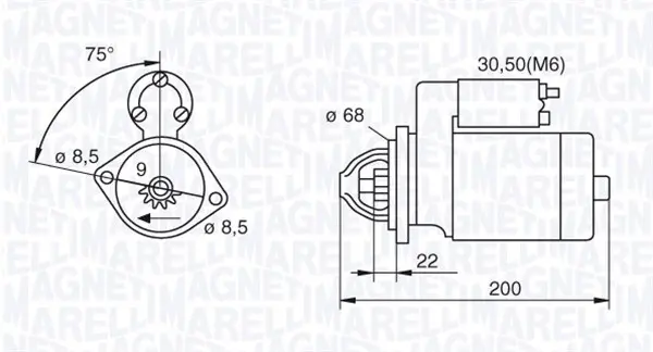 стартер MAGNETI MARELLI     