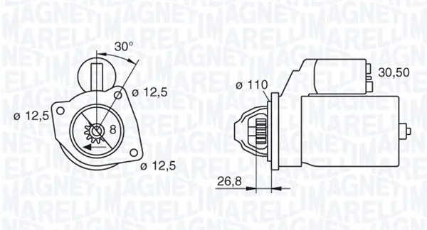 стартер MAGNETI MARELLI     