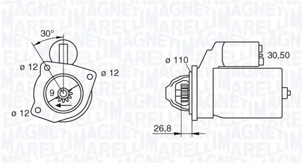 стартер MAGNETI MARELLI     