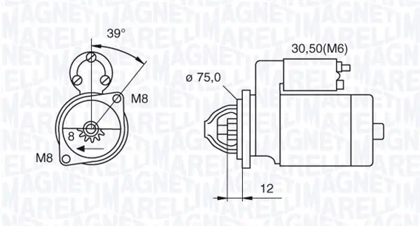 стартер MAGNETI MARELLI     