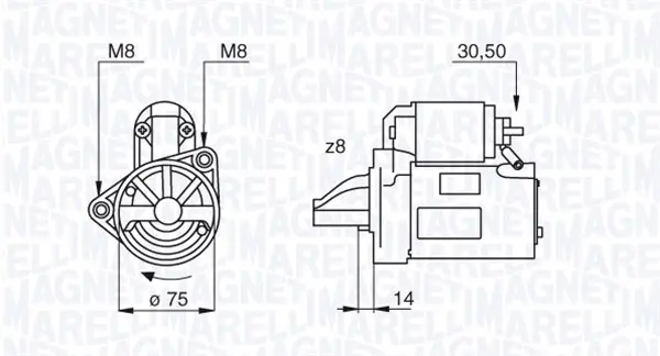 Стартер MAGNETI MARELLI