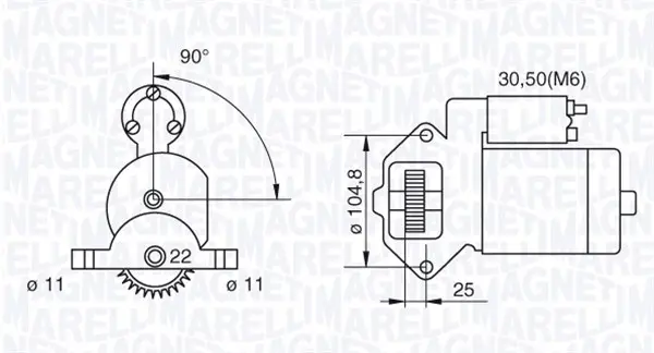 стартер MAGNETI MARELLI     