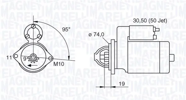 стартер MAGNETI MARELLI     