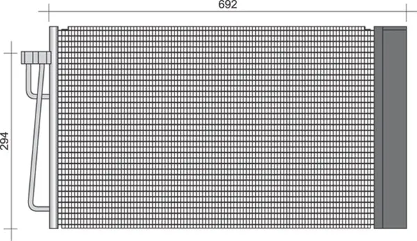 кондензатор, климатизация MAGNETI MARELLI     