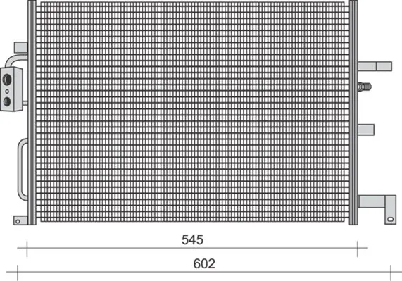 кондензатор, климатизация MAGNETI MARELLI     