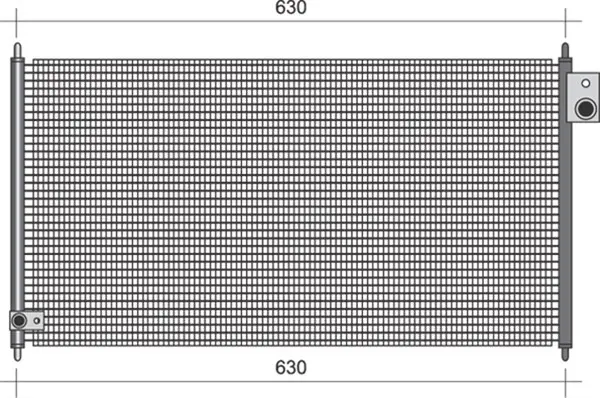 кондензатор, климатизация MAGNETI MARELLI     