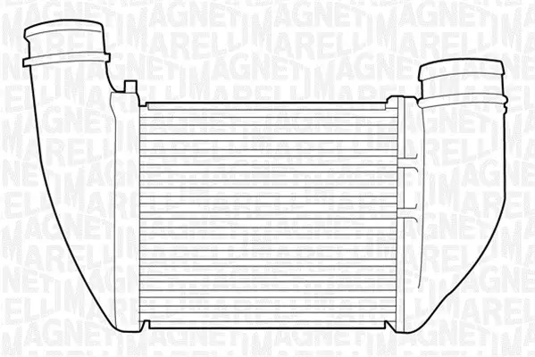интеркулер (охладител за въздуха на турбината) MAGNETI MARELLI     