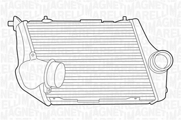 интеркулер (охладител за въздуха на турбината) MAGNETI MARELLI     