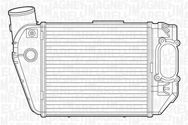 интеркулер (охладител за въздуха на турбината) MAGNETI MARELLI     