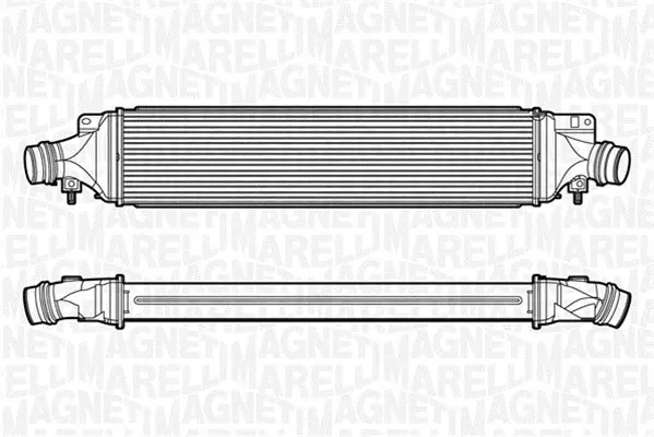 интеркулер (охладител за въздуха на турбината) MAGNETI MARELLI     