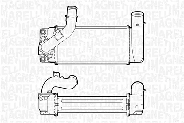 интеркулер (охладител за въздуха на турбината) MAGNETI MARELLI     