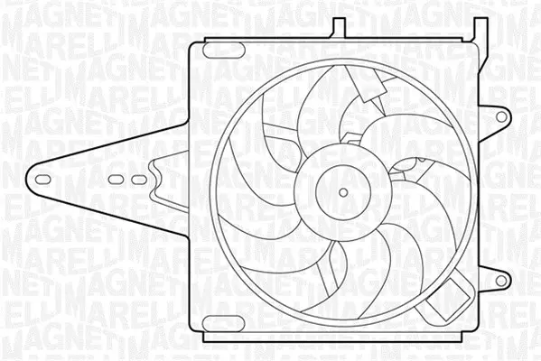 вентилатор, охлаждане на двигателя MAGNETI MARELLI     
