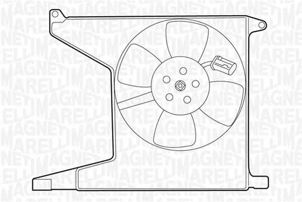 вентилатор, охлаждане на двигателя MAGNETI MARELLI     