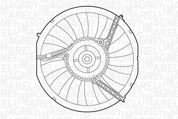 вентилатор, охлаждане на двигателя MAGNETI MARELLI     