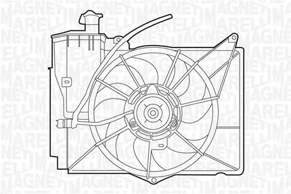 вентилатор, охлаждане на двигателя MAGNETI MARELLI     